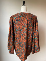 Sandy & Sid Leopard Print Blouse