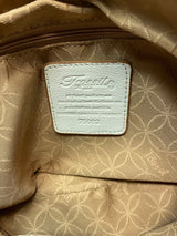 Fossil Cream Leather Handbag #75082