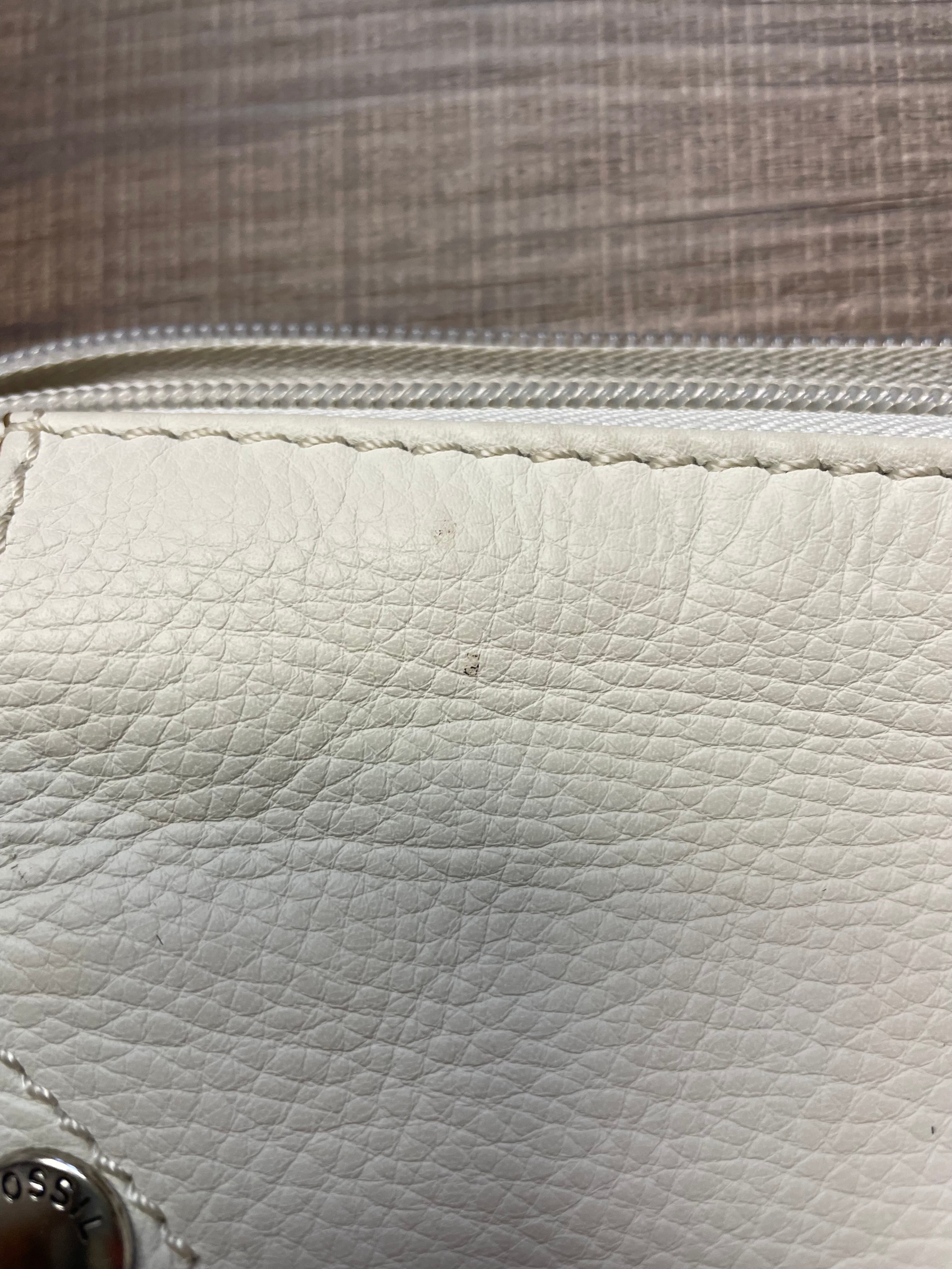 Fossil Cream Leather Handbag #75082