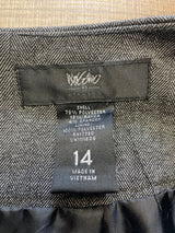 Mossimo Stretch Herringbone Pencil Skirt (14)