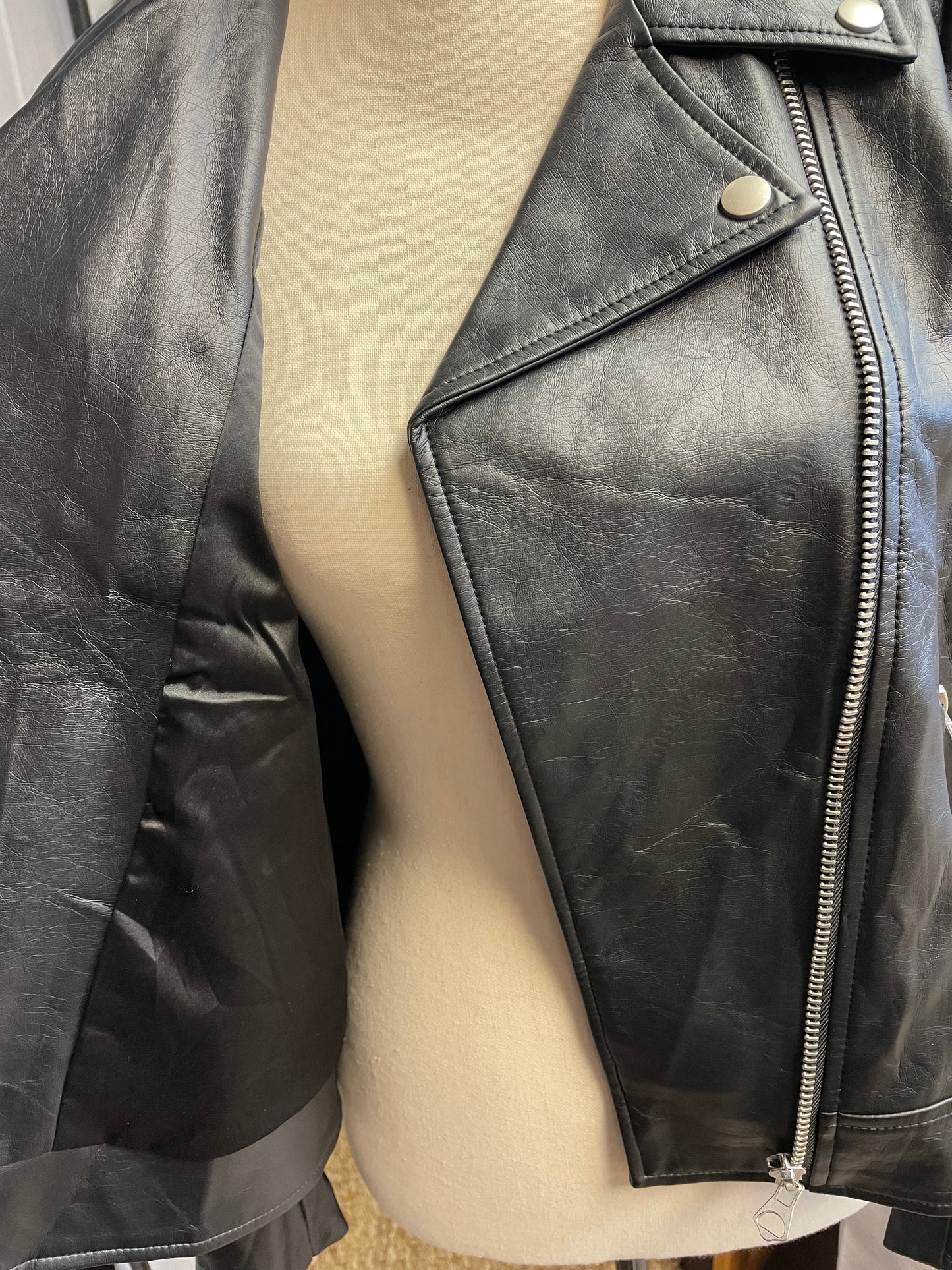 Torrid Faux Leather Biker Jacket (00)