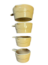 Longaberger Woven Traditions Butternut Yellow Measuring Cups