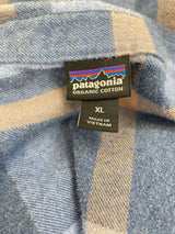 Patagonia Women's Flannel Shirt Light Blue (XL)