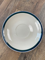 Kitchen Basics Colors by Tinshan Blue Green Stripe 6.5" Saucer