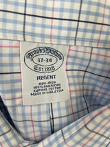 Brooks Brothers Regent Men's Checkered Button Down (17-34) - BinxBerry Consignment