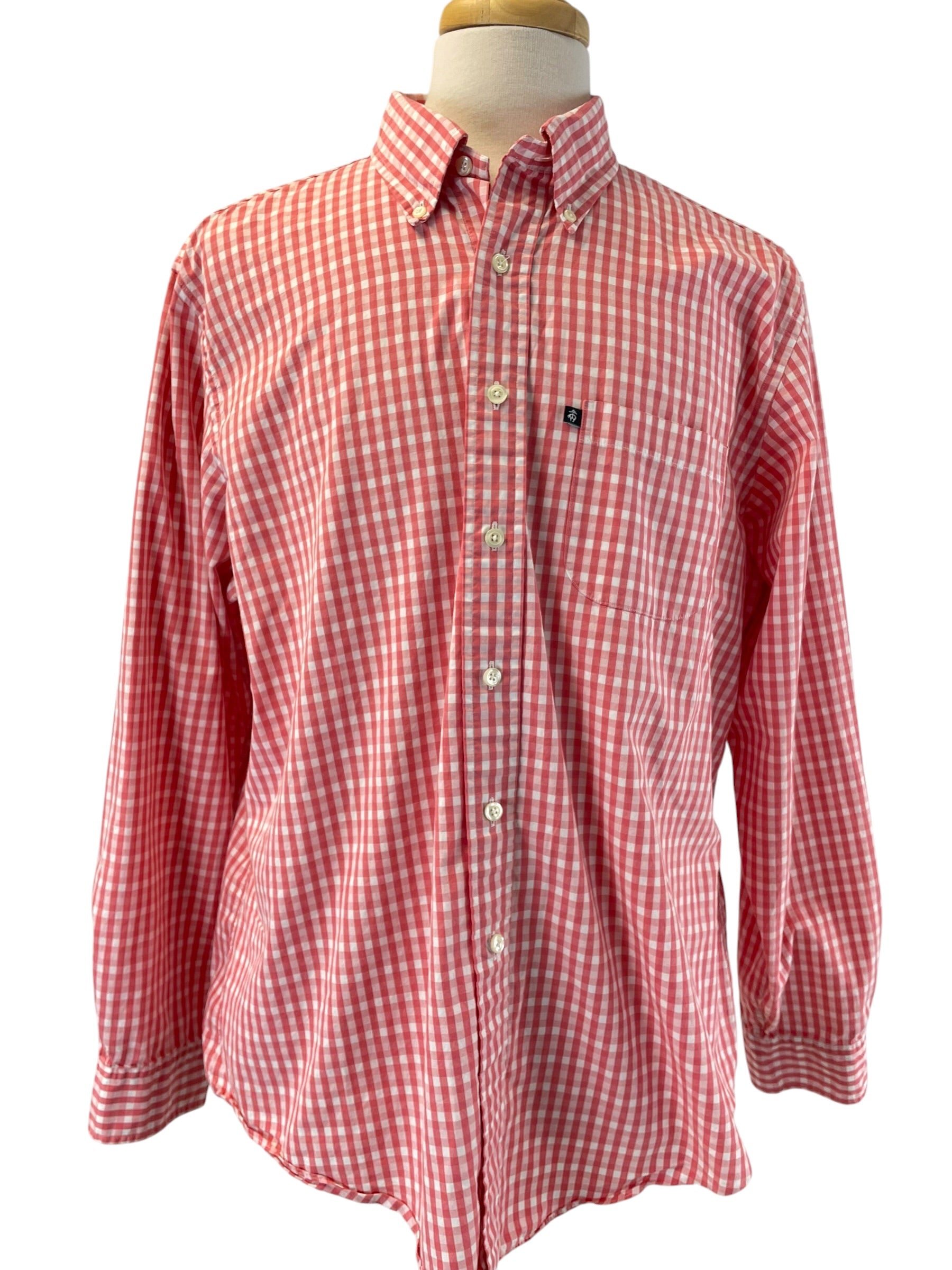 Brooks Brothers 346 Gingham Slim Button Down (XL)