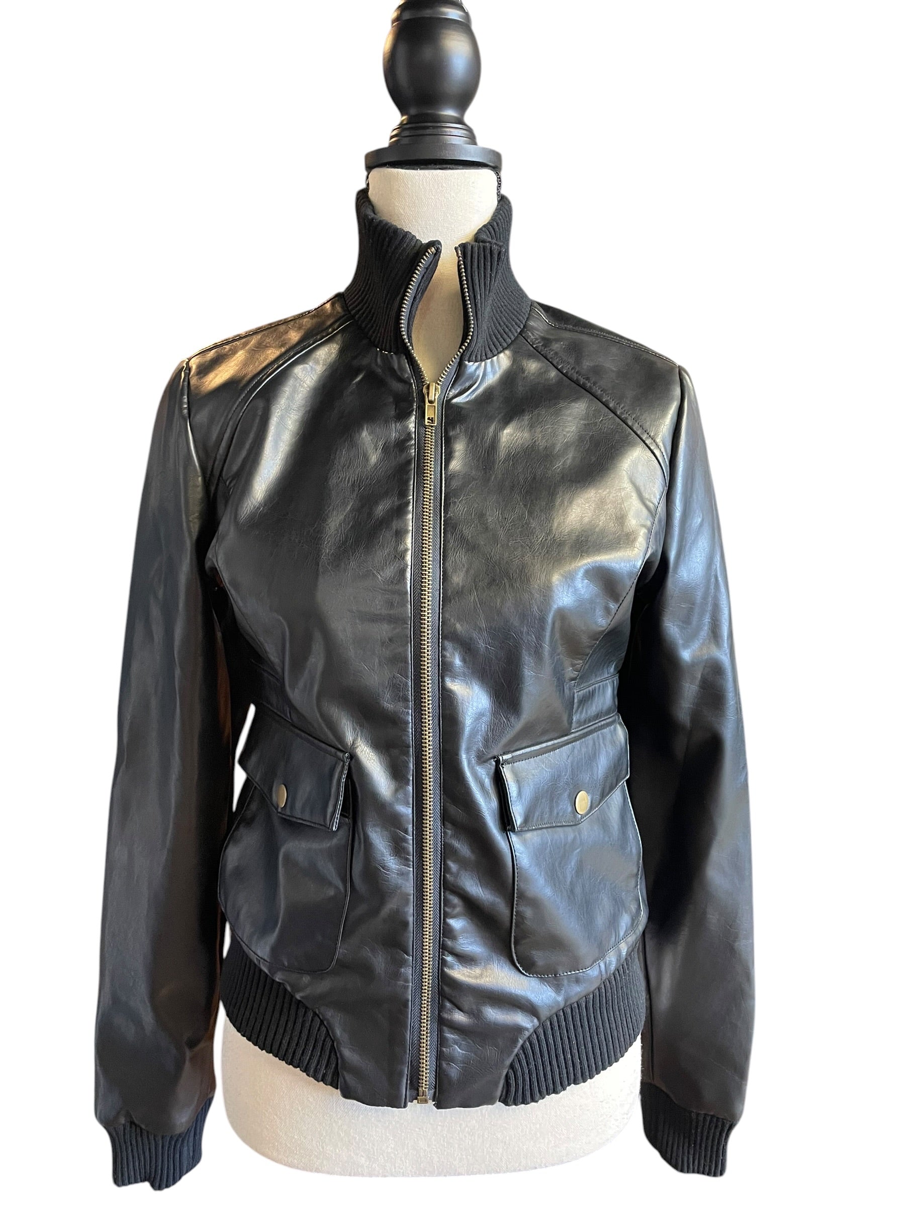 BB Dakota NWT Jack Vegan Leather Jacket (S)