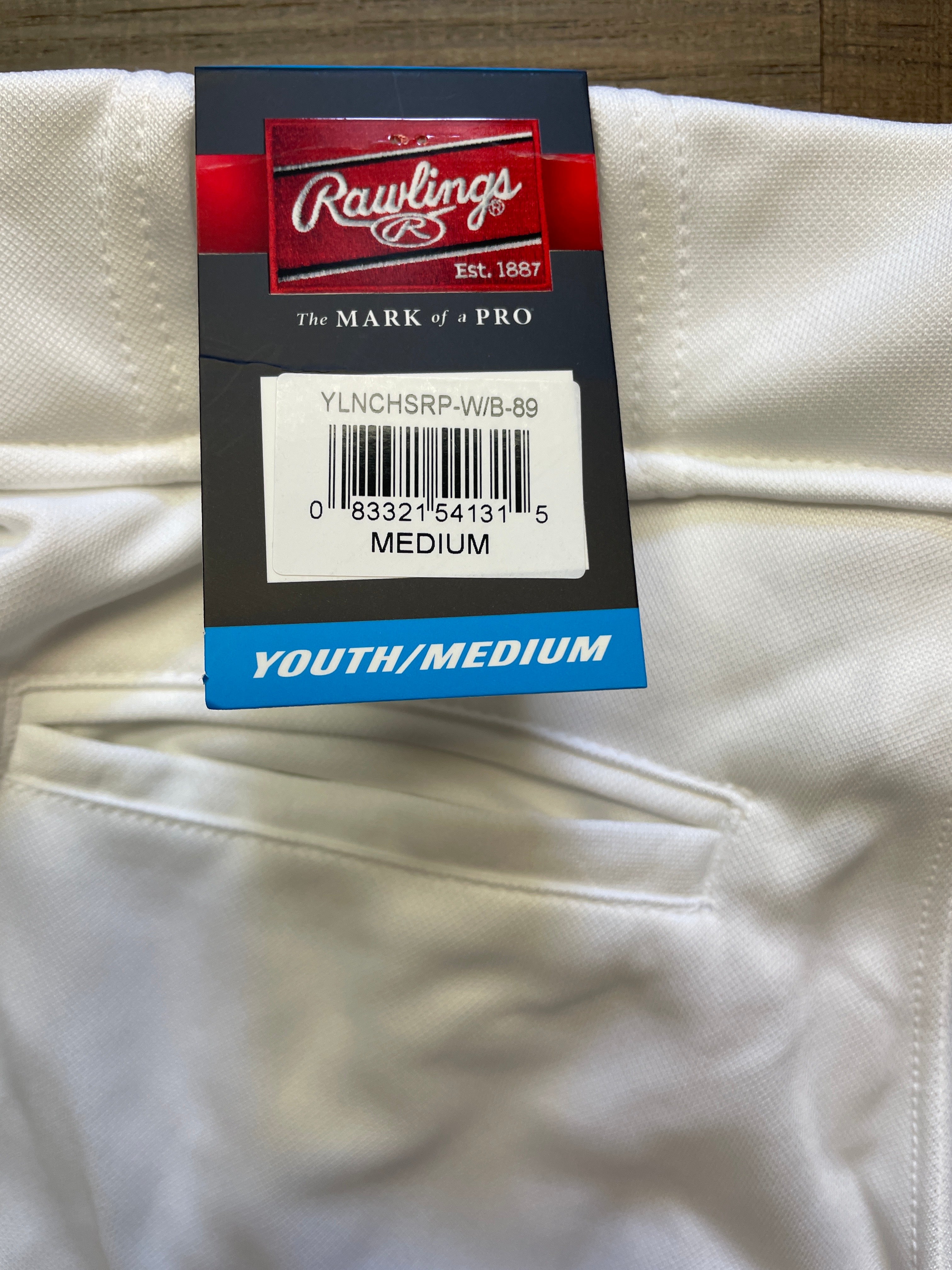 Rawlings NWT Youth Baseball Pants (YM)