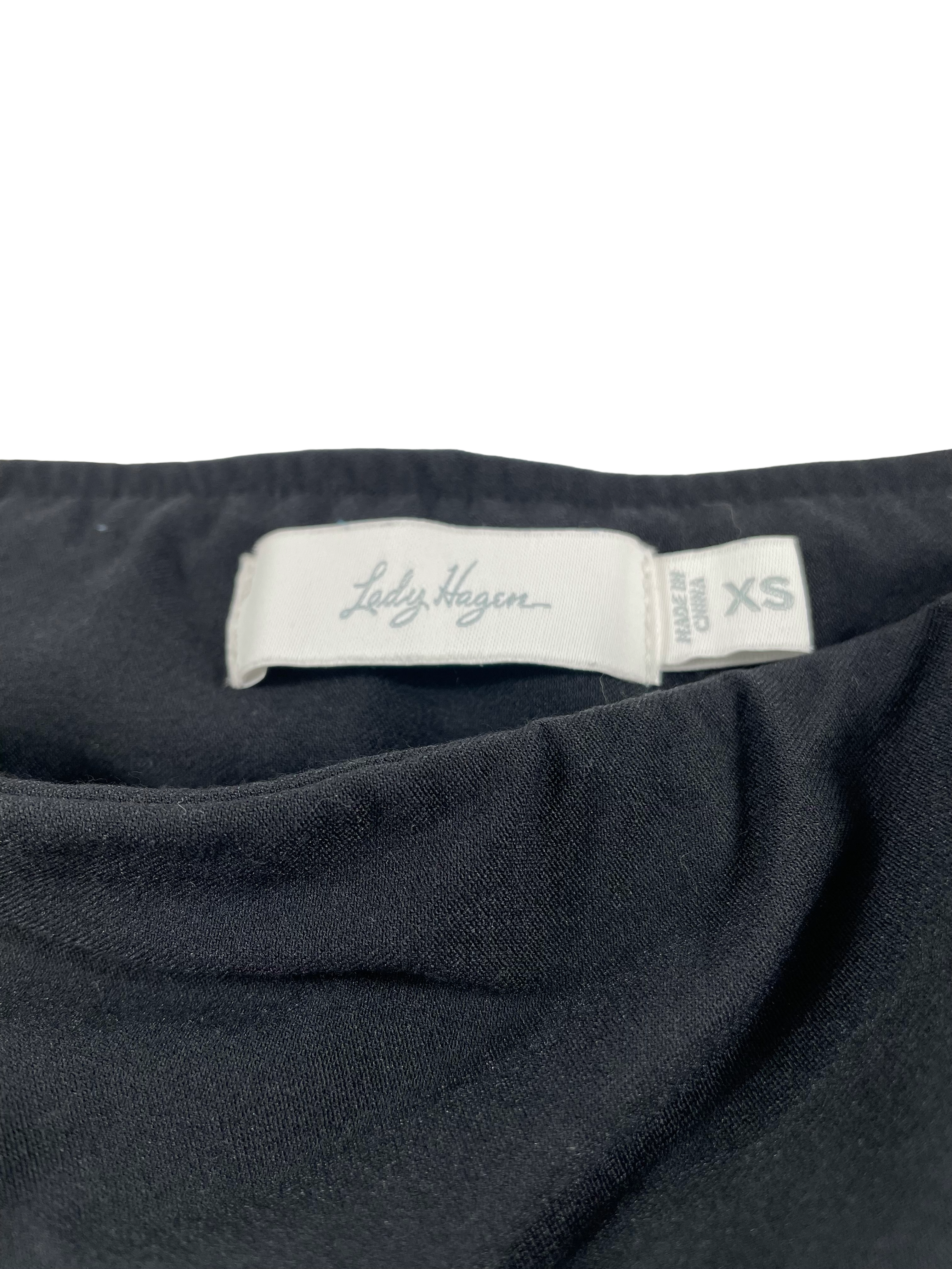 Lady Hagen Black Golf Leggings Front Pockets (XS)