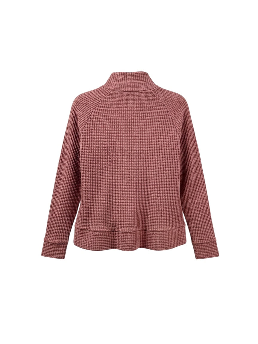 The North Face Mock Neck Waffle Top (L)