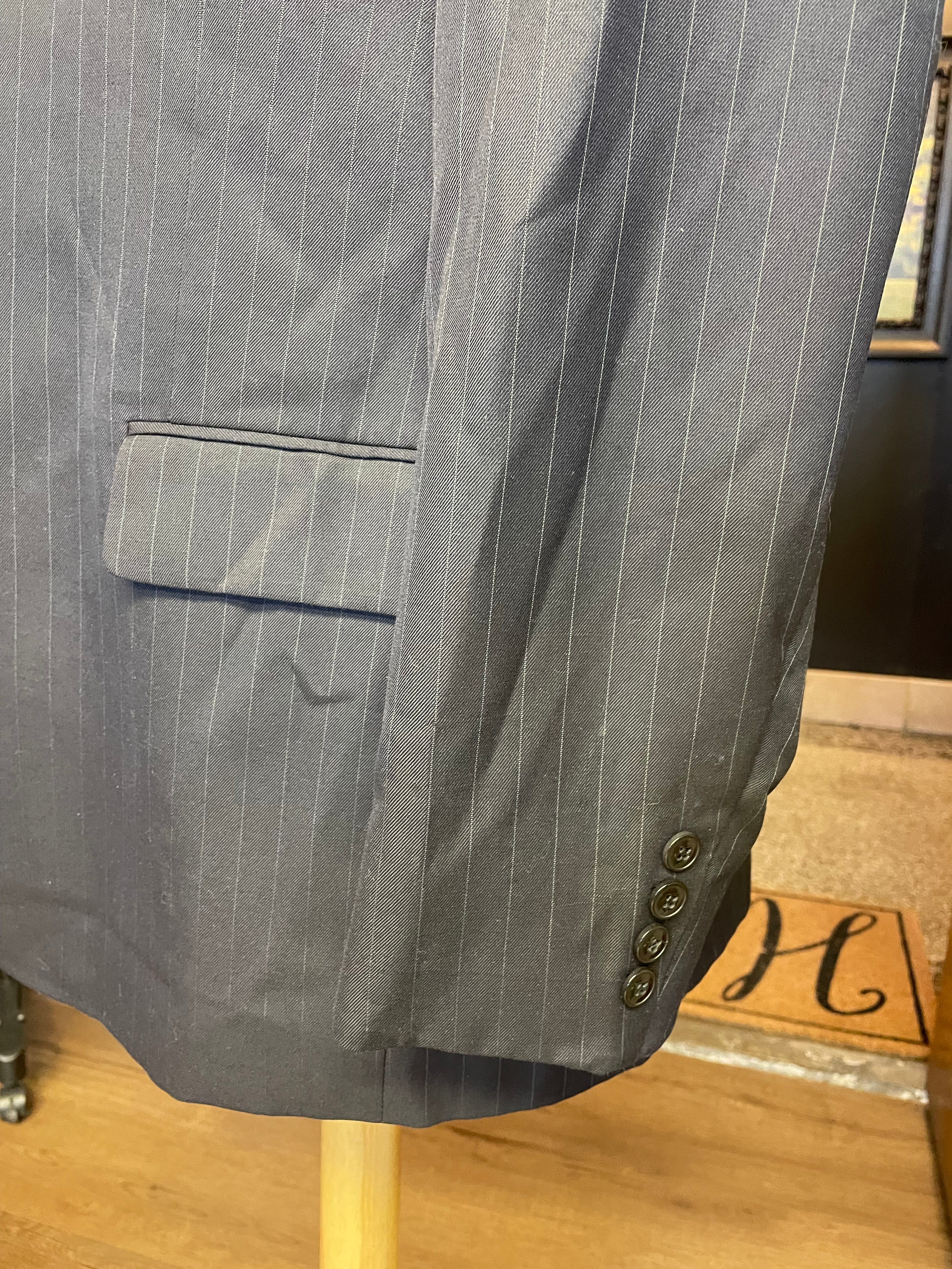 Haggar Pinstripe Men's Suit Coat (46L)