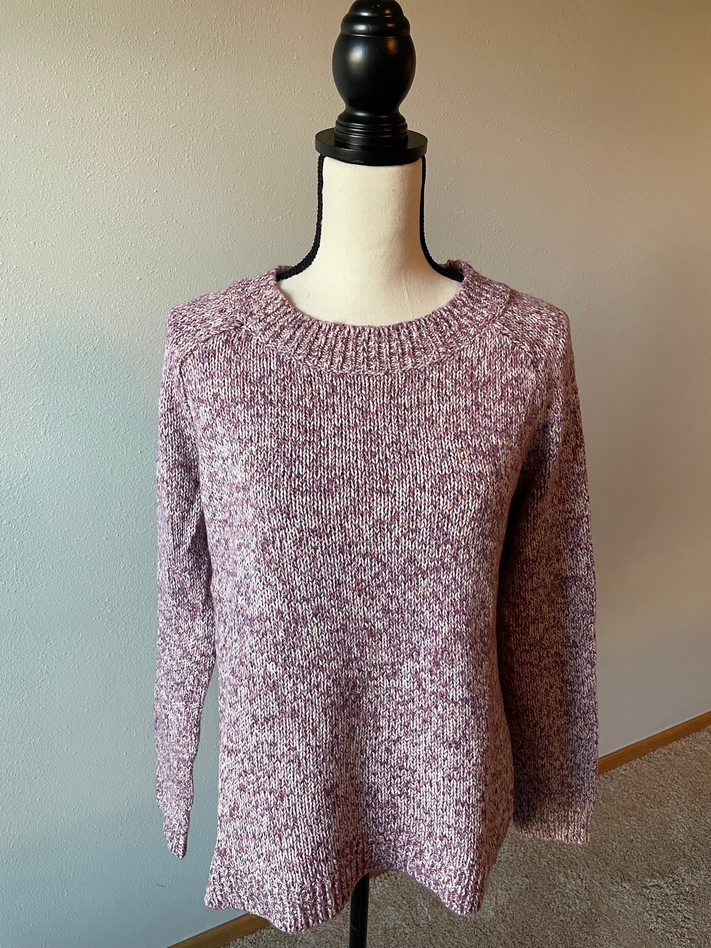Loft Chunky Pink Sweater (L)