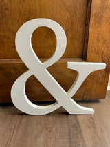 Wooden Ampersand