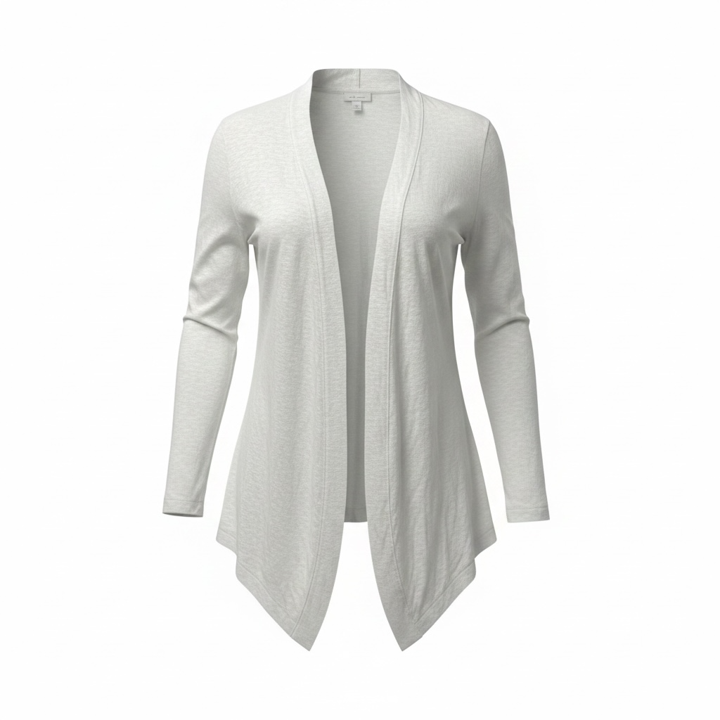 J. Jill Love Linen White Open Front Cardigan (M) - BinxBerry Consignment