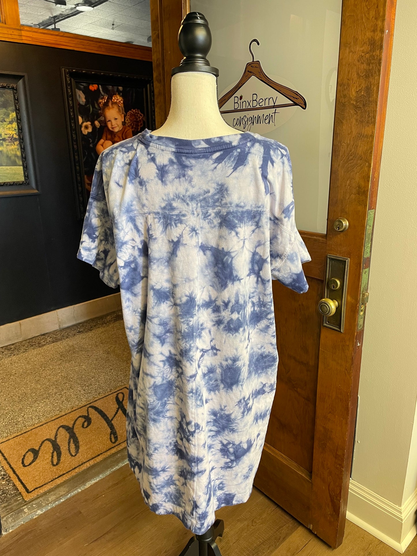 GAP Tie Dye Shirt Dress (XL)