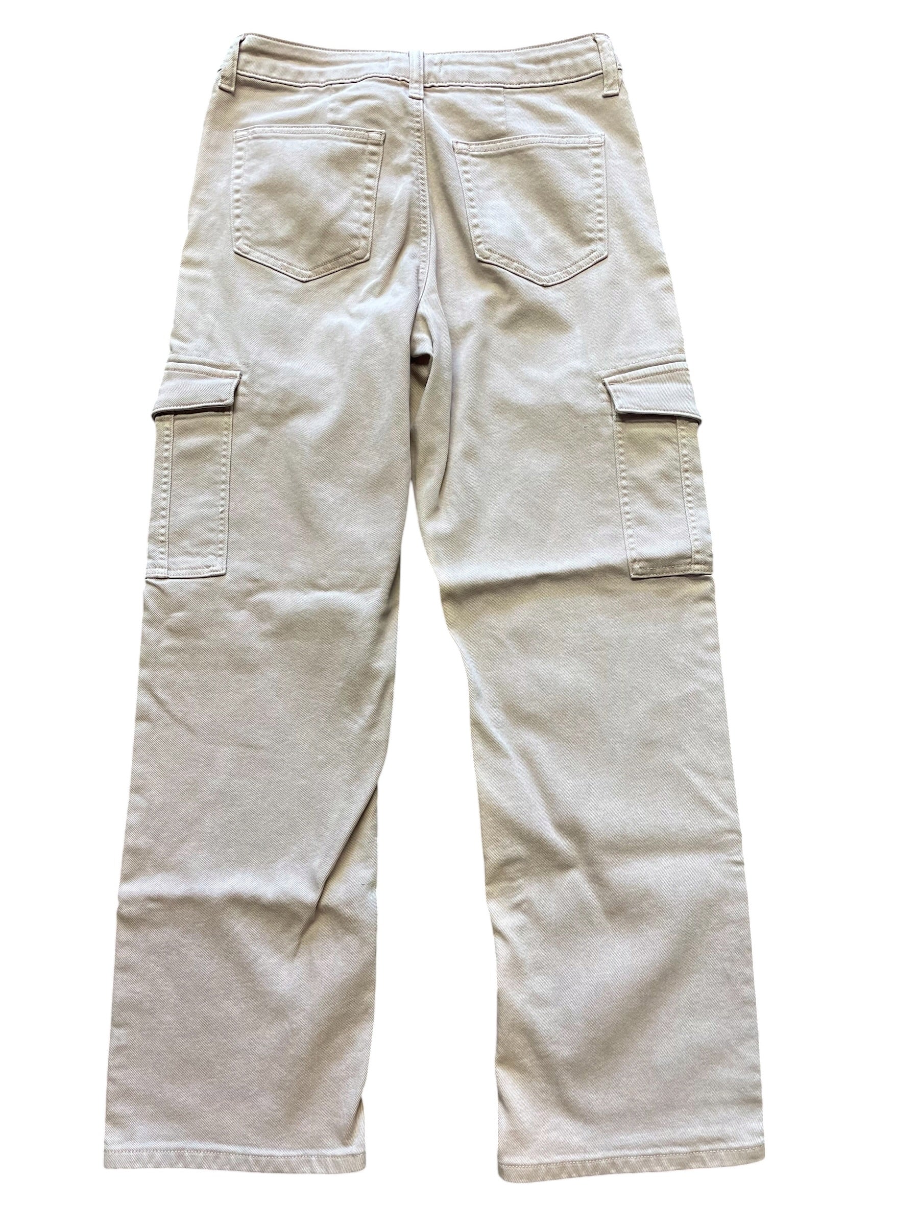 Edgely Relaxed Boyfriend Straight Women's Pink Cargo Jeans (8)