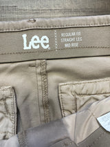 Lee Regular Fit Straight Leg Mid Rise Women's Khakis (8)