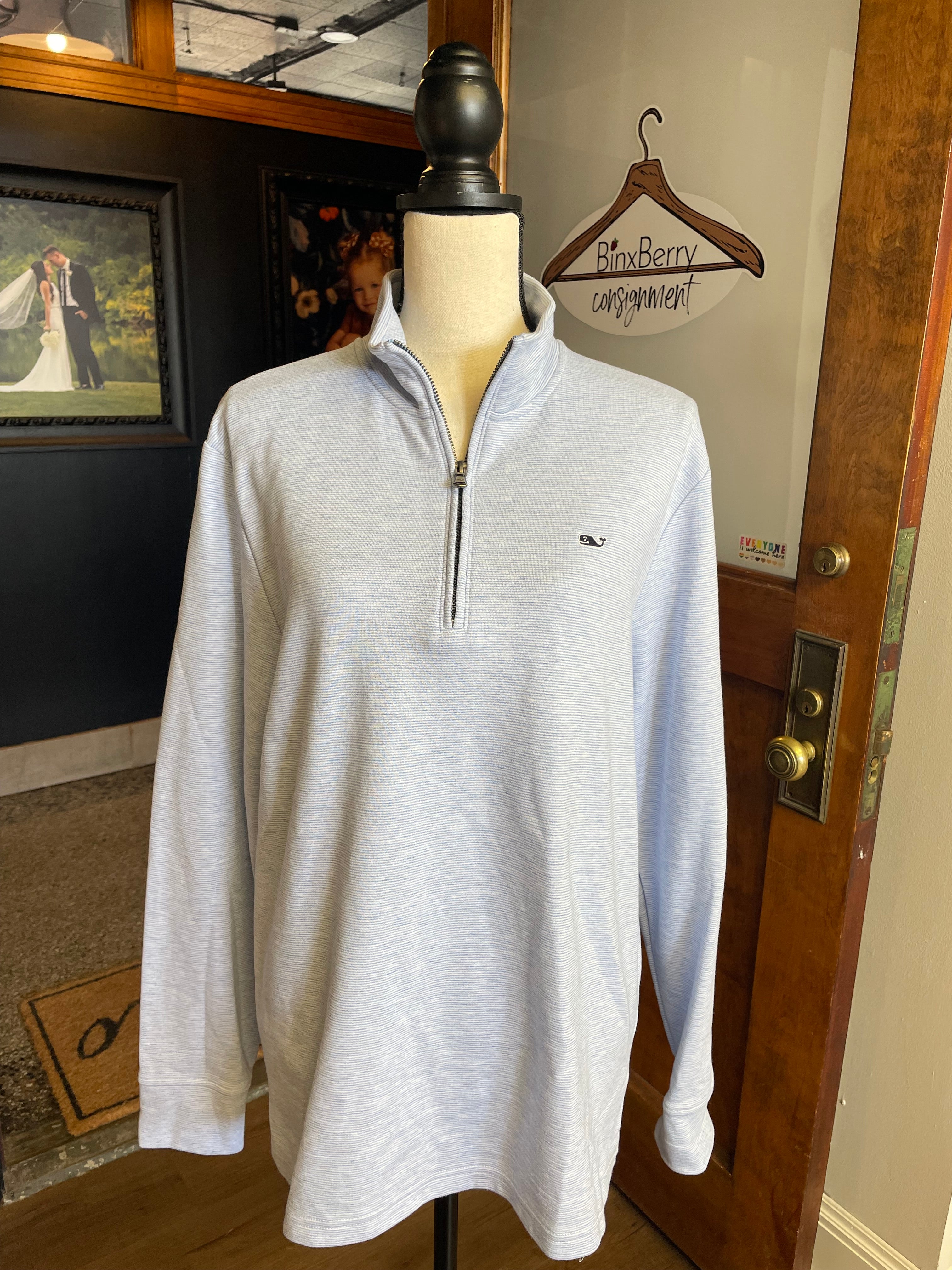 Vineyard Vines Quarter Zip Women's Top (M)