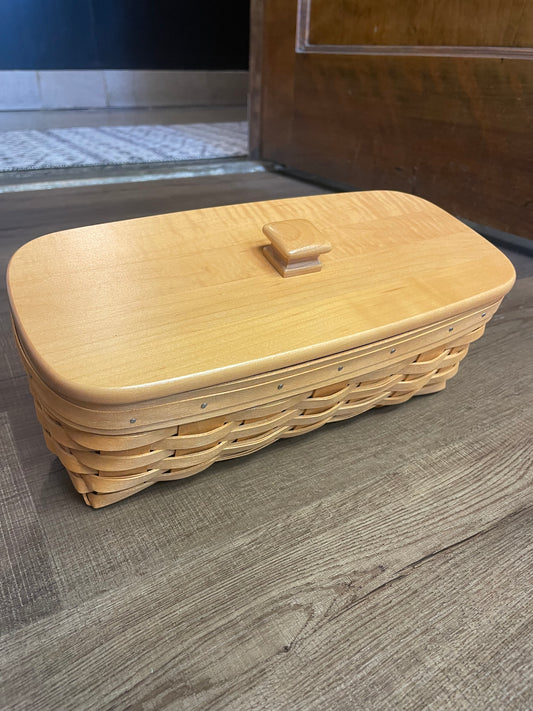 Longaberger Envelope Basket & Lid