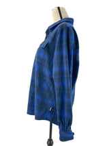 Patagonia Women's Flannel Shirt Blue (XL)