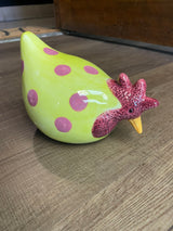 Vintage Glazed Ceramic Chicken