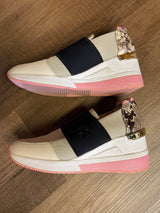 Michael Kors Felix Trainer Tech Canvas Women's Wedge Sneaker (6M)