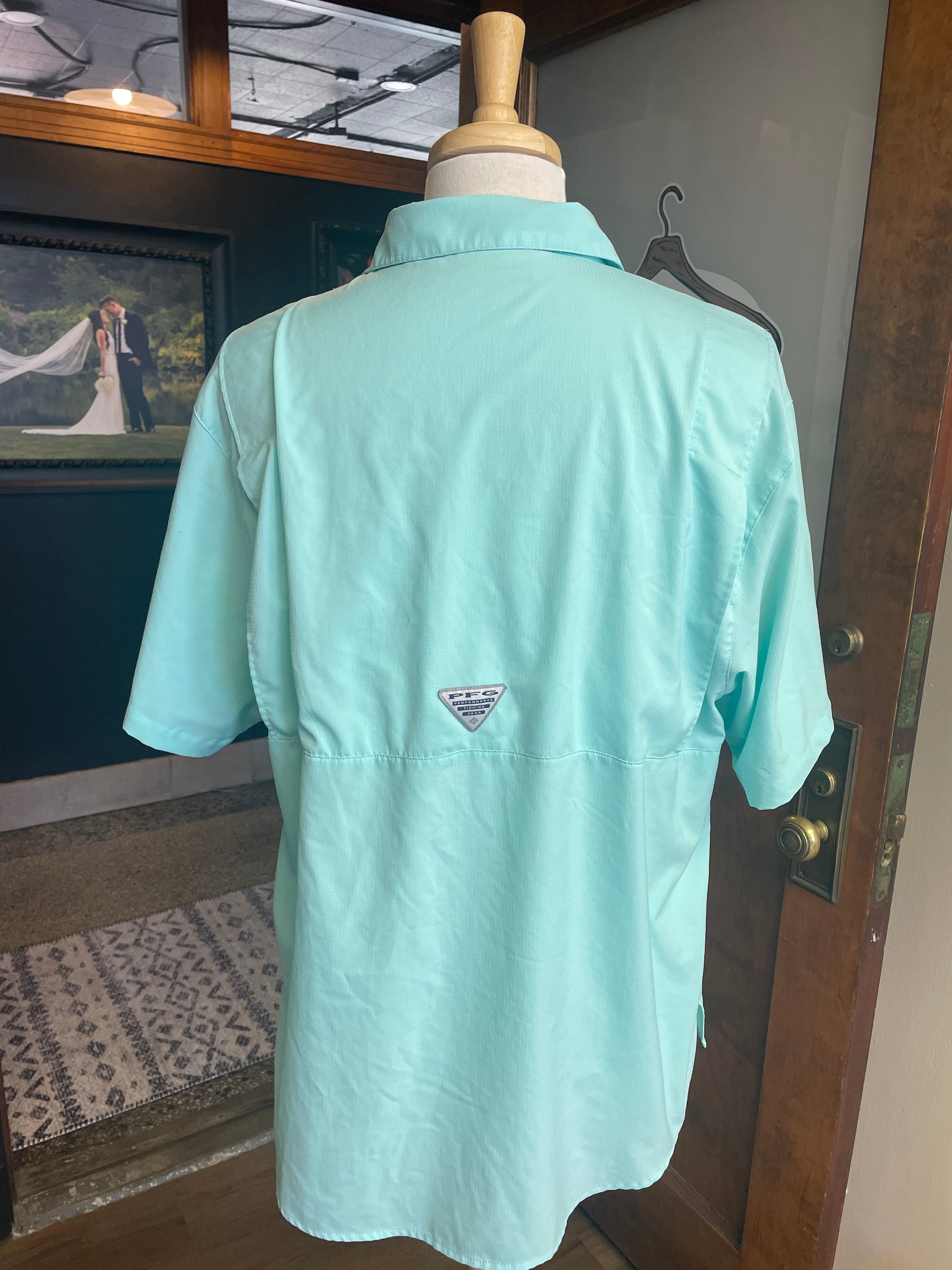 Columbia Men's PFG Short Sleeve Fishing Shirt (L)