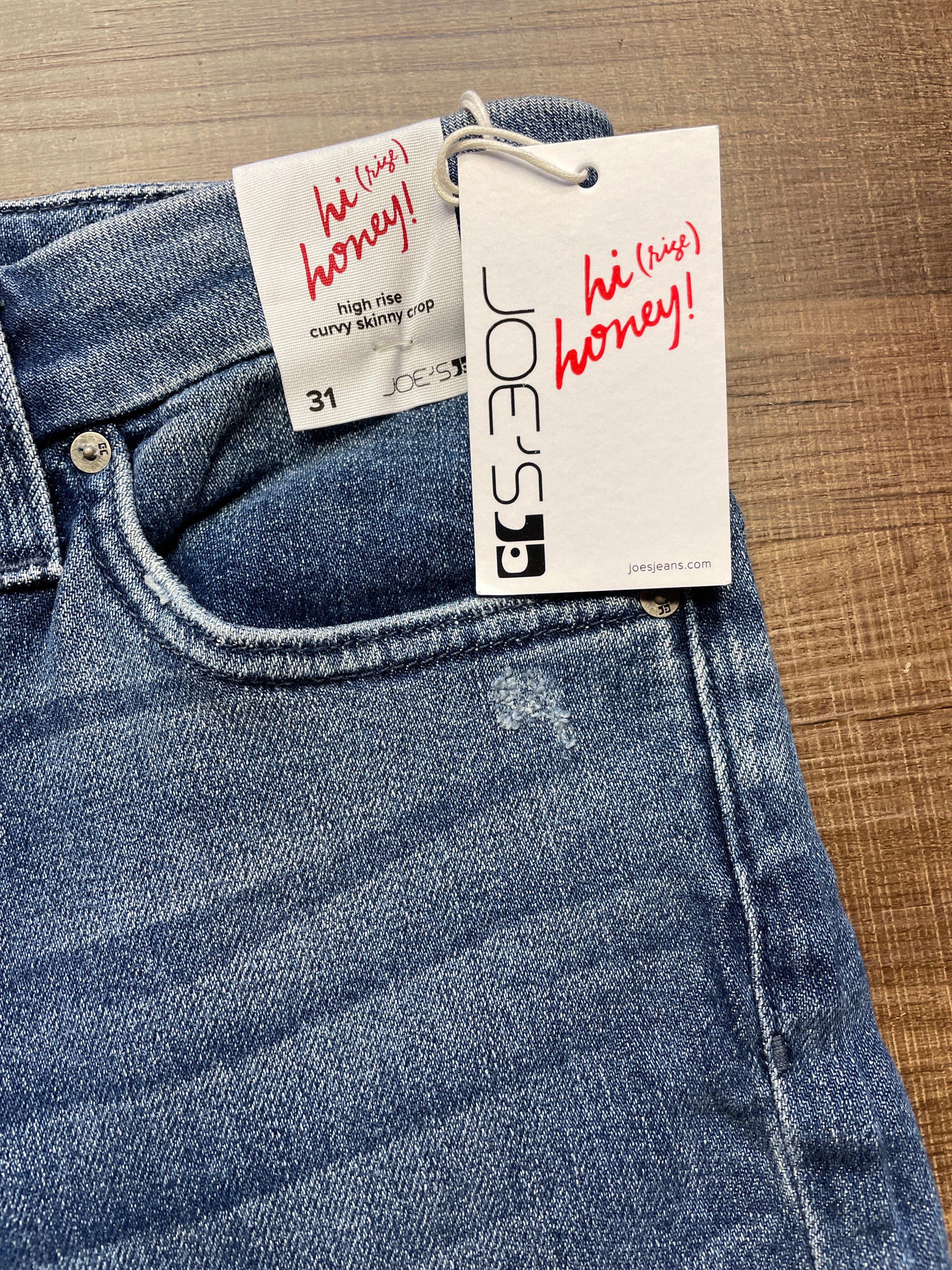 Joe's Connie High Rise Curvy Skinny Crop Women's Jeans (31)