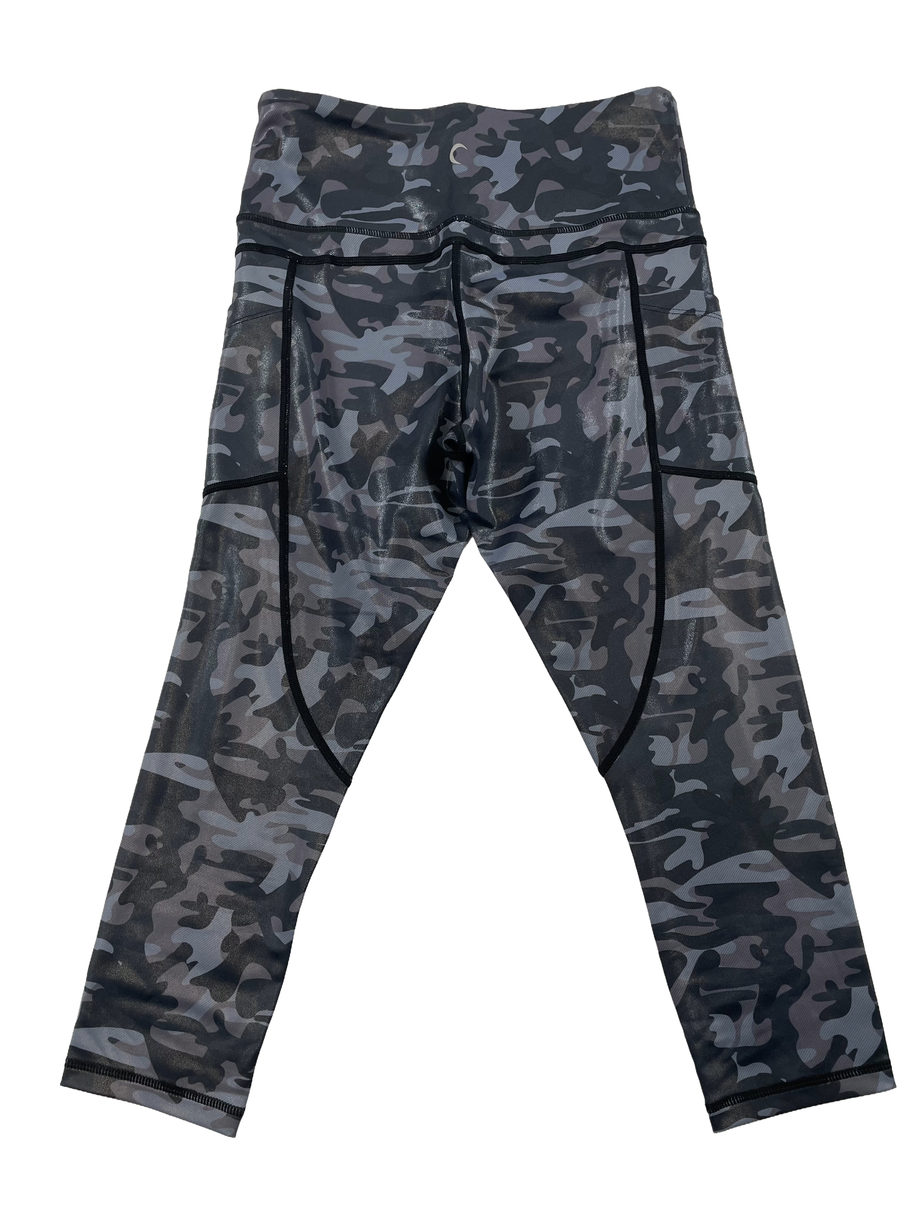 ZYIA Active Shimmer Camo Crop Length Leggings (6-8)