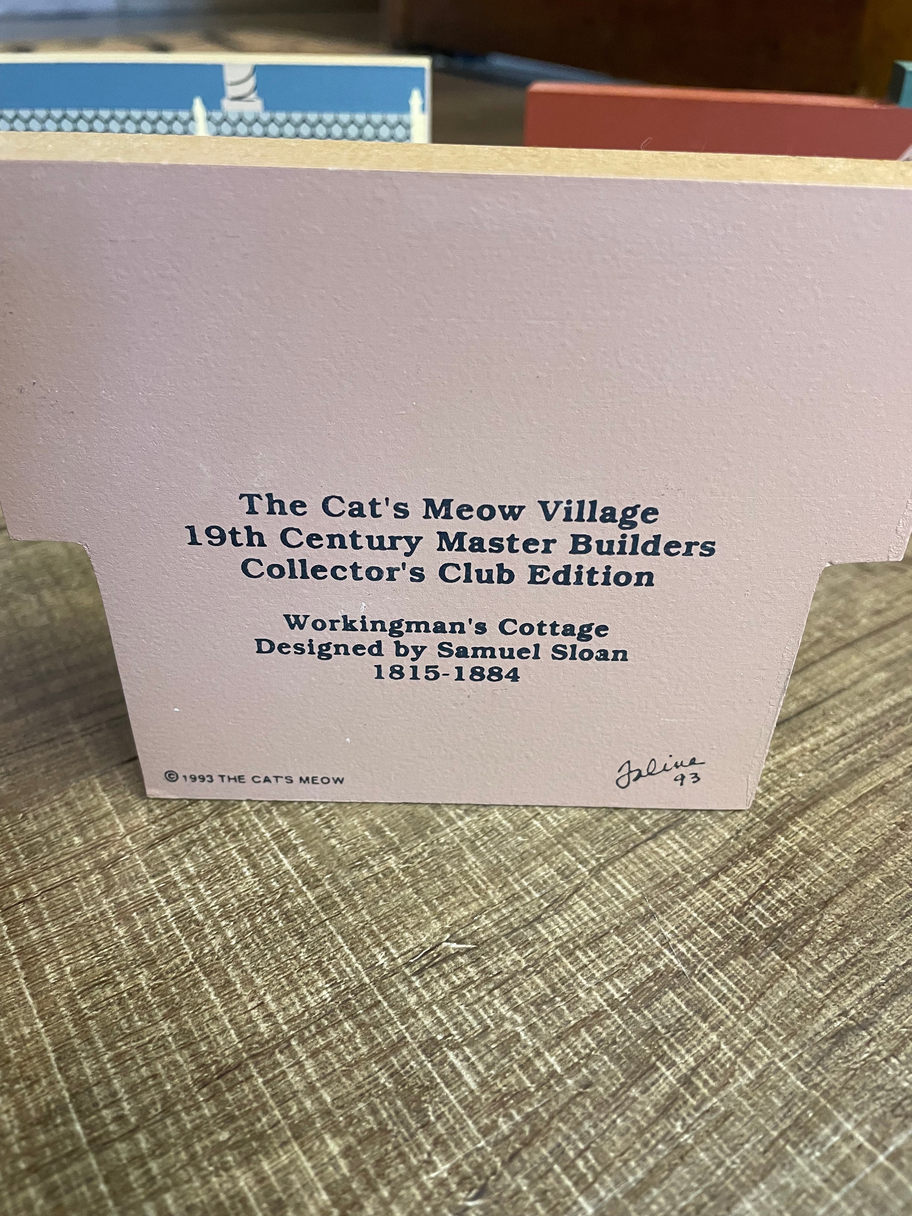 The Cat's Meow Master Builders Collectors (lot of 4)