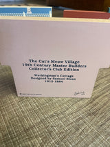 The Cat's Meow Master Builders Collectors (lot of 4)