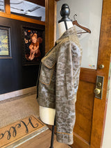 Mystree Faux Snakeskin Cropped Women's Jacket (S) - BinxBerry Consignment