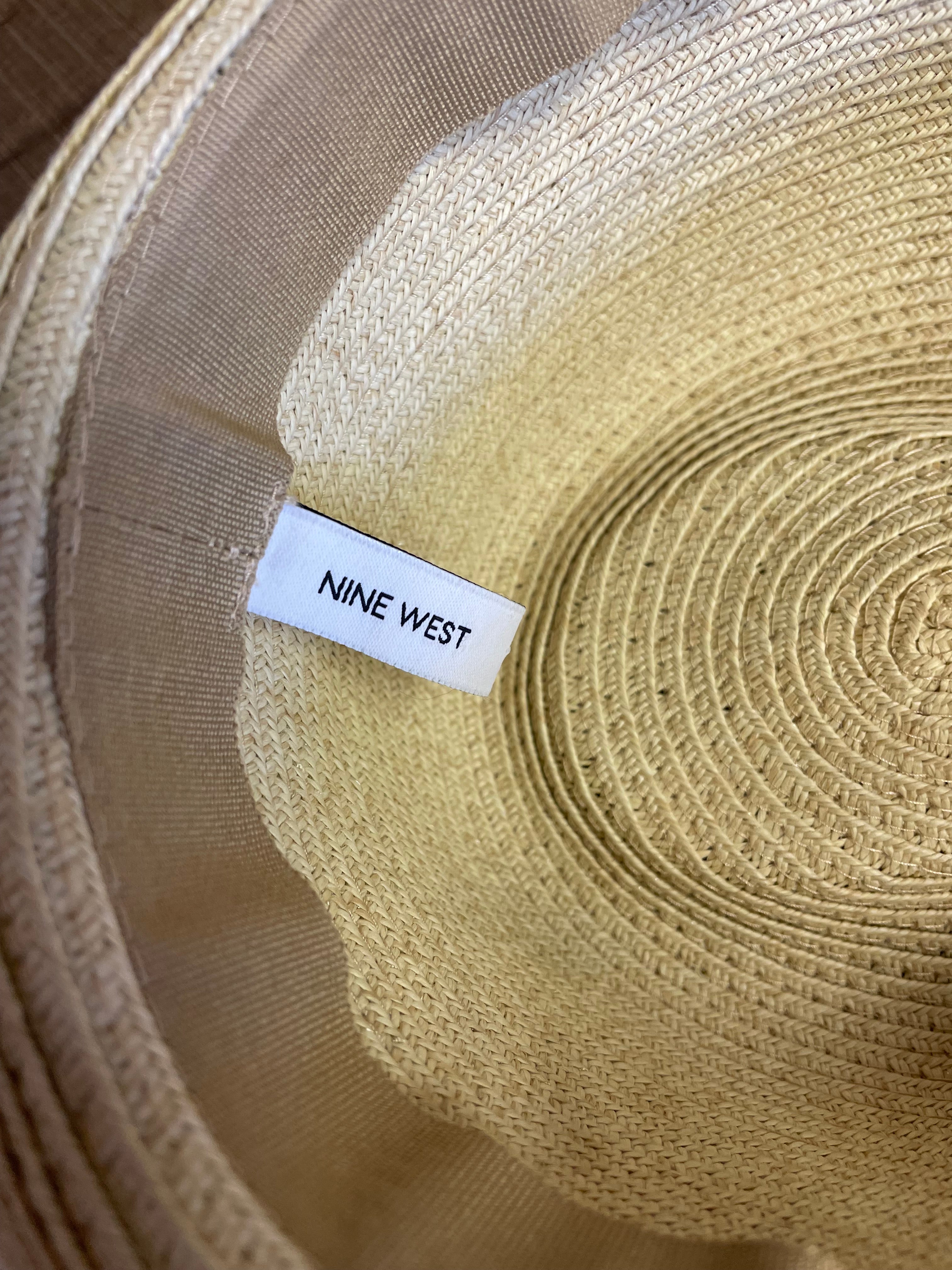 Nine West Straw Women's Fedora Hat - BinxBerry Consignment