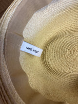 Nine West Straw Women's Fedora Hat - BinxBerry Consignment