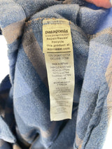 Patagonia Women's Flannel Shirt Light Blue (XL)