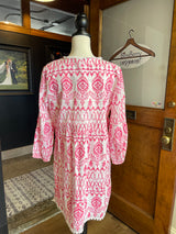 Tommy Bahama IKAT Tropics Full Sleeve Dress (L)