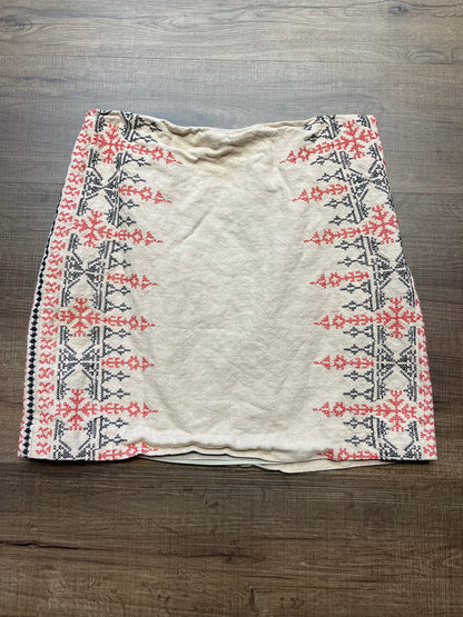 Loft Linen Stitched Skirt (10)