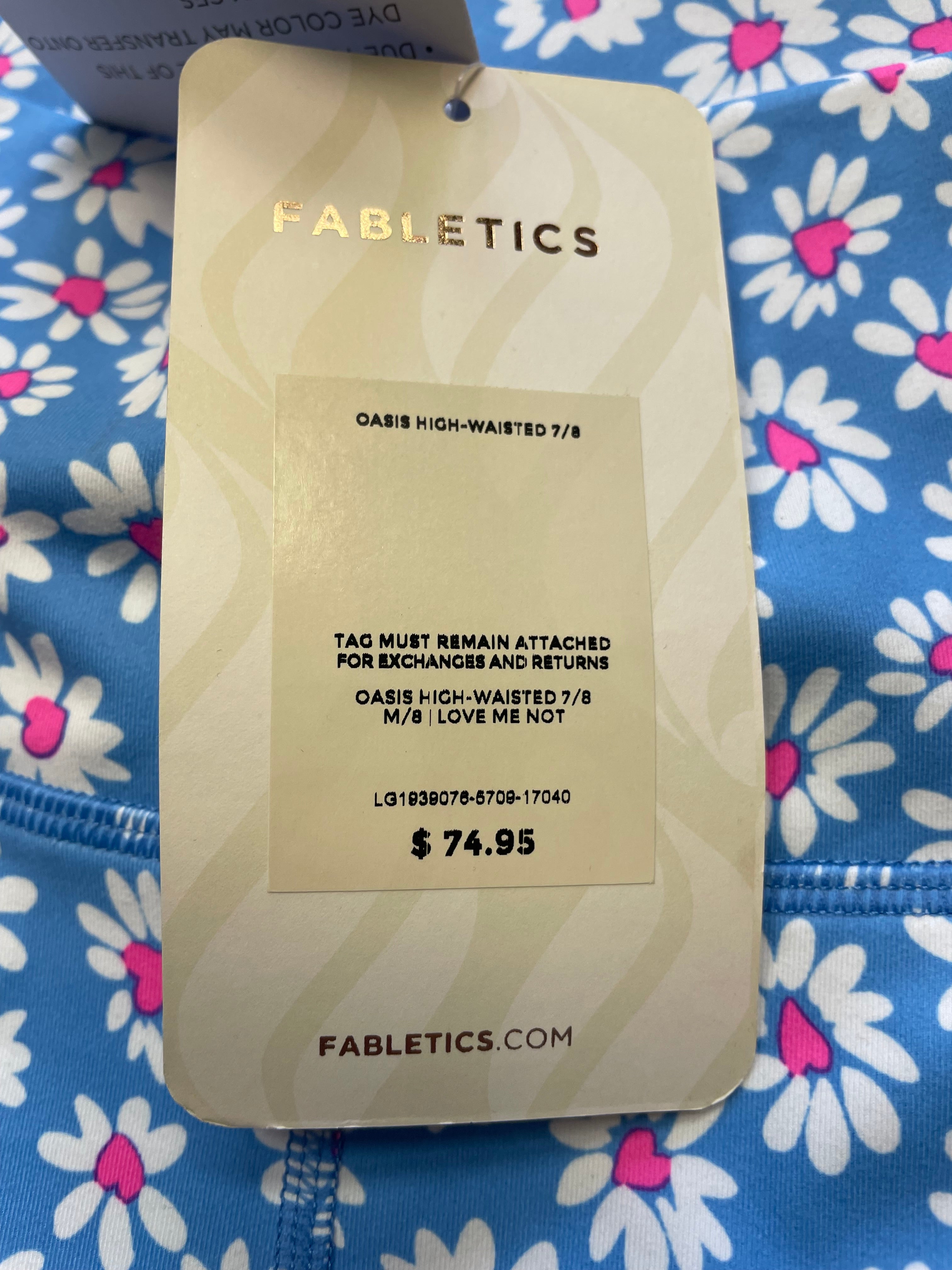 Fabletics NWT Oasis High Waisted 7/8 Leggings - BinxBerry Consignment