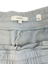 Vince Lt Grey Women's Cotton Drawstring Sweatpants (L)
