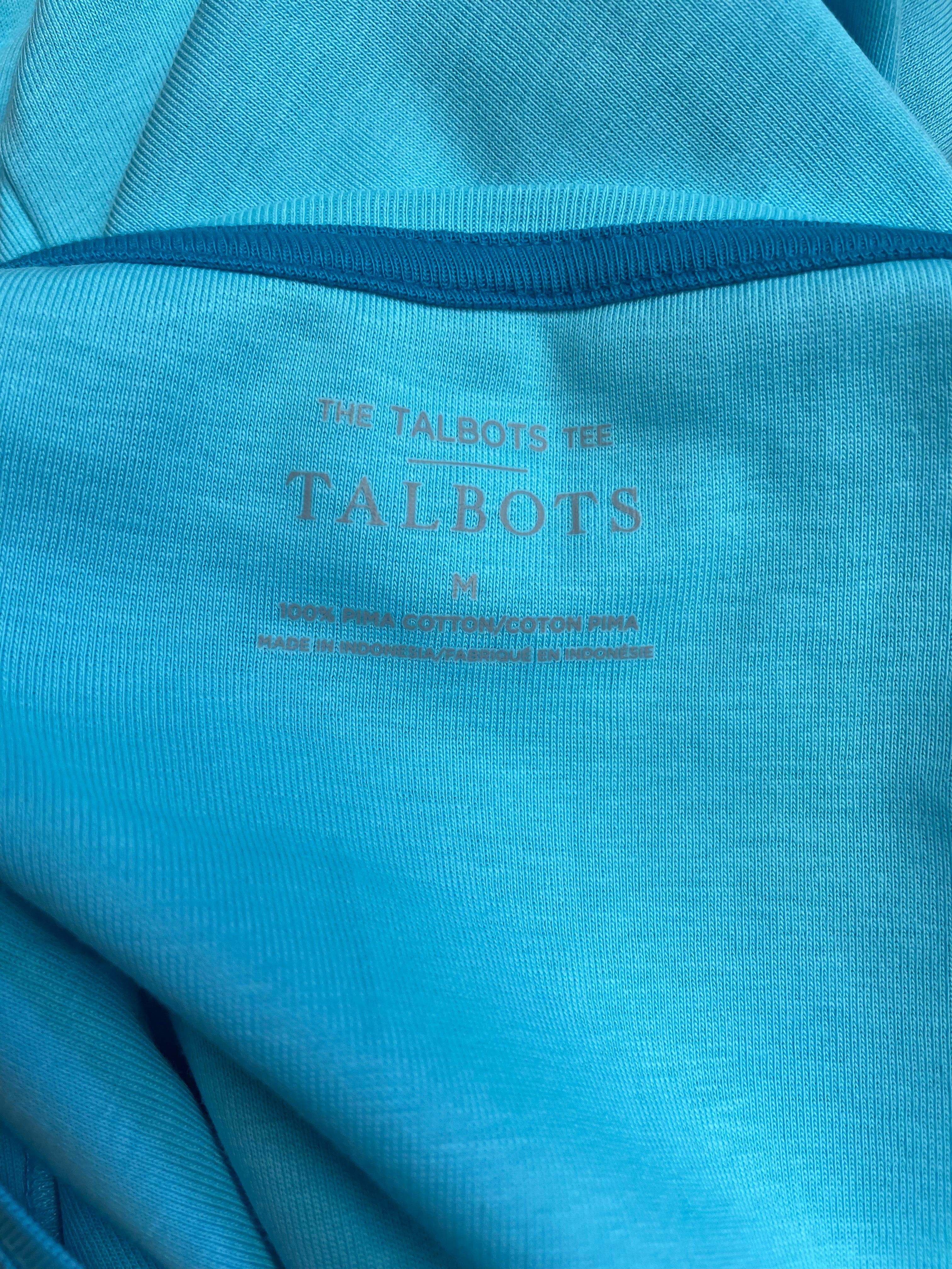 Talbots Sleeveless Turquoise Tee (M)