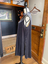 Agnes & Dora Velvet Mock Neck Tunic Dress (XL)