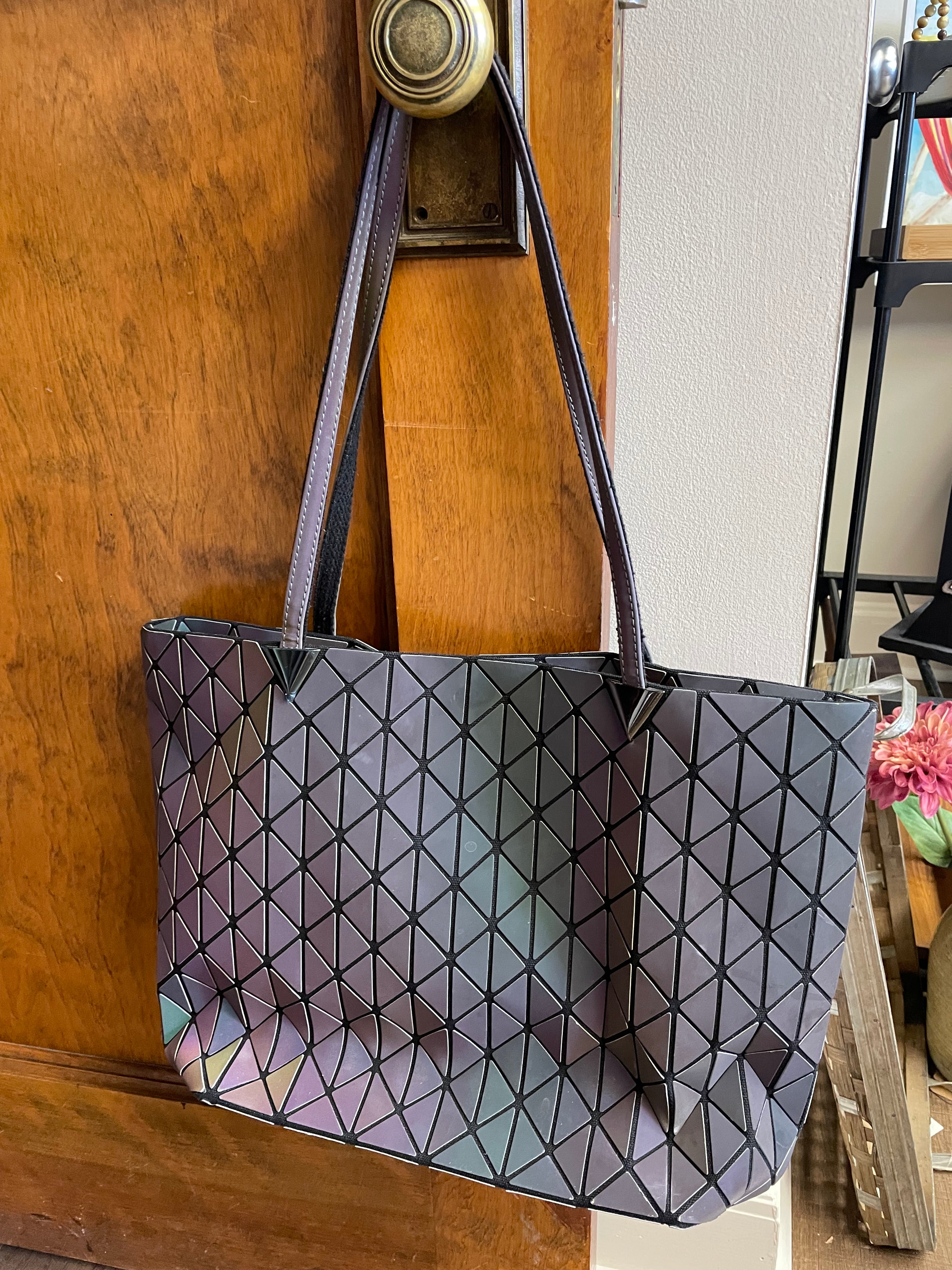 Harlermoon Geometric Luminous Purse Gorgeous Metallic