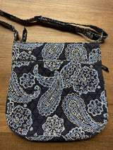 Vera Bradley Hipster Crossbody Blue Paisley