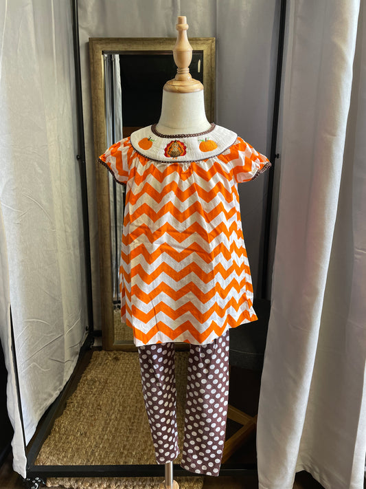Emily Rose Turkey Collar Outfit (4T)