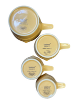 Longaberger Woven Traditions Butternut Yellow Measuring Cups
