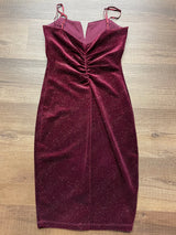 Honey & Rosie Velvet Dress (S)