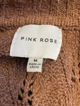 Pink Rose Collared Sweater (M)