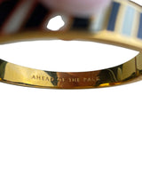 Kate Spade Black And White Hinged Bracelet