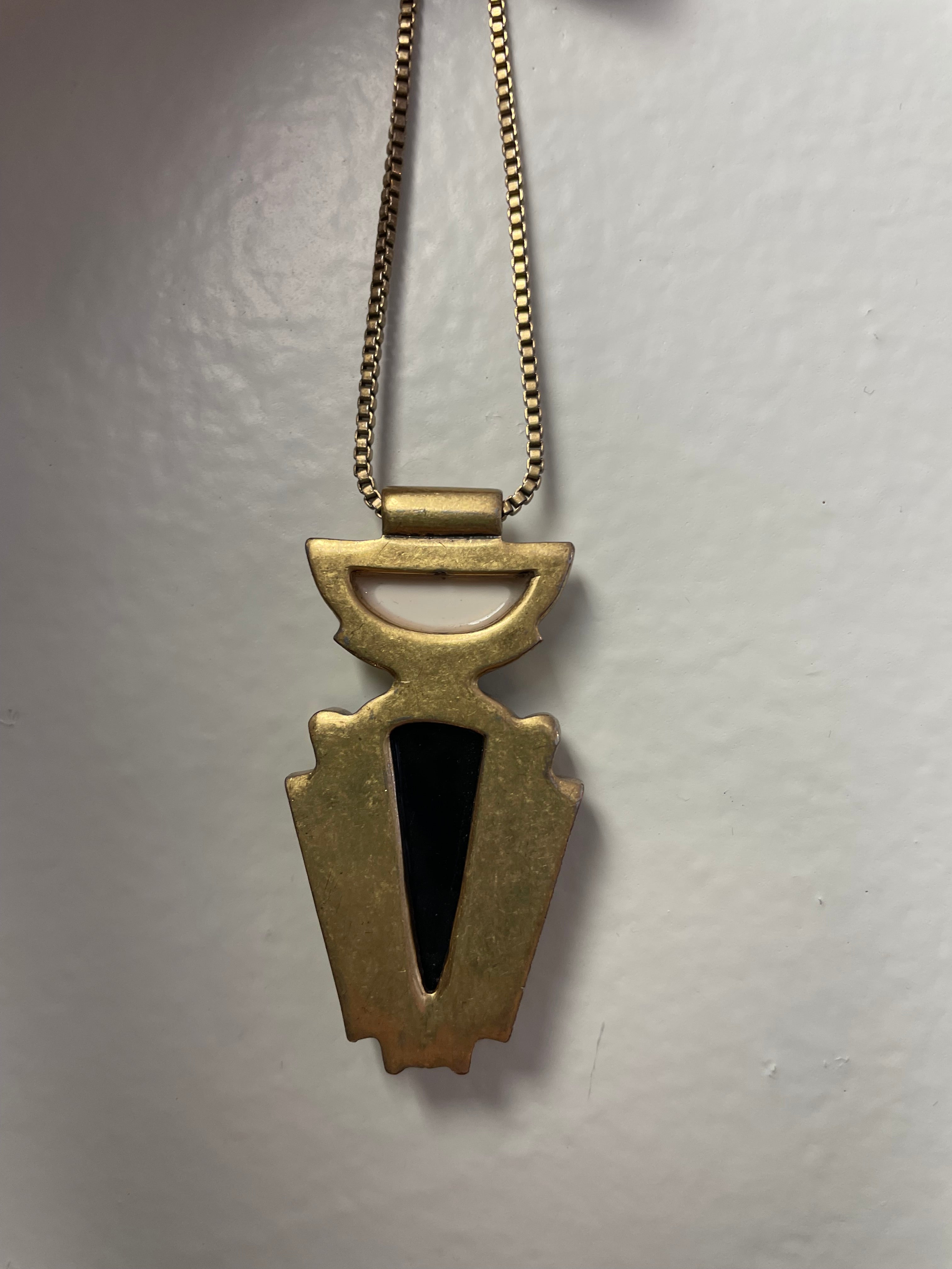 J.Crew Art Deco Geometric Necklace - BinxBerry Consignment
