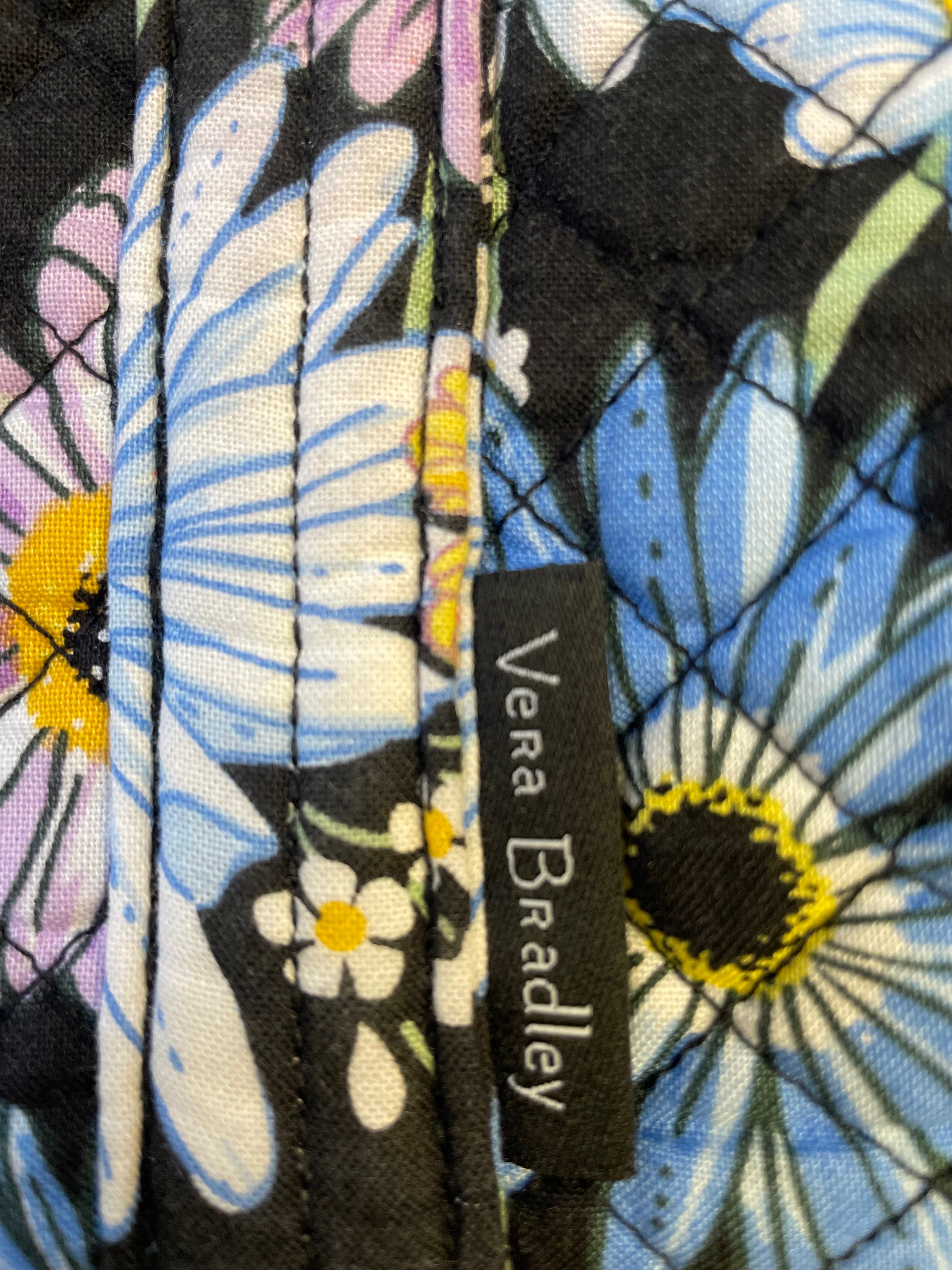 Vera Bradley Quilted Cotton Tote in Daisies Floral Pattern